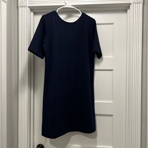 Gap dress with small scooped back and short sleeves, NWOT, size Large